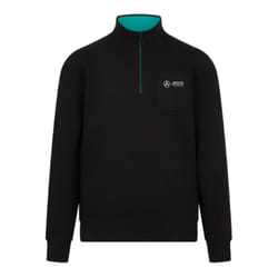 2024 Mercedes Team 1/4 Zip Sweatshirt (Black) - L