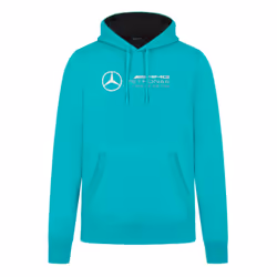 2024 Mercedes Mens Logo Hoody (Ultra Teal) - XXL