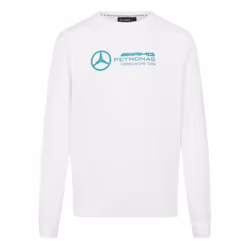 2024 Mercedes-AMG Mens Crew Neck Sweatshirt (White) - XL
