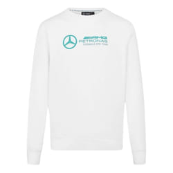2024 Mercedes-AMG Mens Crew Neck Sweatshirt (White) - XL