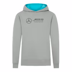 2024 Mercedes-AMG Large Logo Hoody (Grey) - Kids - XLB