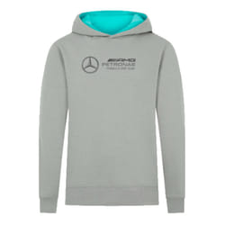2024 Mercedes-AMG Large Logo Hoody (Grey) - Kids - XLB