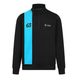 2024 Mercedes George Russell 1/4 Zip Sweatshirt (Black) - XL