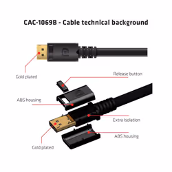 CLUB3D DisplayPort 1.4 HBR3 8K Cable M/M 4m /13.12ft - Additional view 5