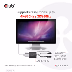 CLUB3D DisplayPort to Dual Link DVI-D HDCP OFF version Active Adapter M/F for Apple Cinema Displays - Additional view 5