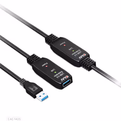 CLUB3D USB 3.2 Gen1 Active Repeater Cable 10m / 32.8ft M/F 28AWG - Additional view 7