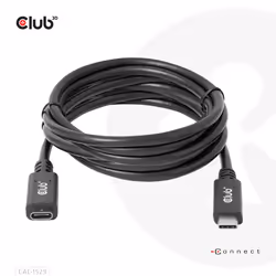 CLUB3D USB Gen1 Type-C Extension Cable 5Gbps 60W(20V/3A) 4K60Hz M/F 2m/6.56ft - Additional view 8