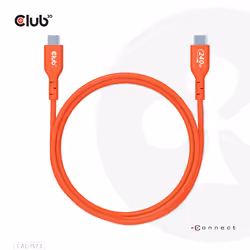 CLUB3D USB2 Type-C Bi-Directional Cable, Data 480Mb,PD 240W(48V/5A) EPR M/M 2m - Additional view 4