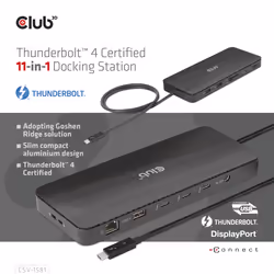 CLUB3D Thunderbolt 4 Certified 11-in-1 Docking Station - Additional view 8
