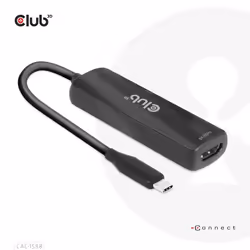 CLUB3D USB Gen2 Type-C to HDMI™ 8K60Hz or 4K120Hz HDR10+ with DSC1.2 with Power Delivery 3.0 Active Adapter M/F - Additional view 4