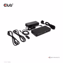 CLUB3D DisplayPort/HDMI KVM Switch/Dock 4K60Hz For USB Type-C inputs - Additional view 7