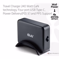 CLUB3D CAC-1918 mobile device charger Universal Black AC - Additional view 4