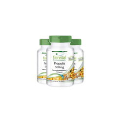 | Bee Propolis Capsules - 500mg - HIGH Dosage - 3 x 60 Capsules