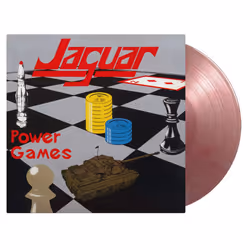 Jaguar 'Power Games' LP 180g Red Silver Marbled Vinyl
