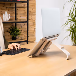 R-Go Tools Laptop and tablet stand R-Go Treepod, ergonomic and modular, adjustable, biobased - Additional view 4