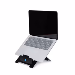 R-Go Tools Laptop stand R-Go Riser Flexible, adjustable folding laptop riser, ergonomic, Hylite aluminum, black - Additional view 4