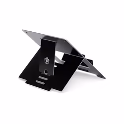 R-Go Tools Laptop stand R-Go Riser Flexible, adjustable folding laptop riser, ergonomic, Hylite aluminum, black - Additional view 6
