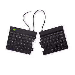 R-Go Tools Ergonomic keyboard R-Go Split Break v2 with break software, ergonomic split keyboard, AZERTY (BE), Wired, black