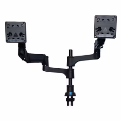 R-Go Tools Monitor arm R-Go Caparo Dual, for two monitors, adjustable with gas spring, 3-9 kg load capacity, 100% circular, black - Additional view 6