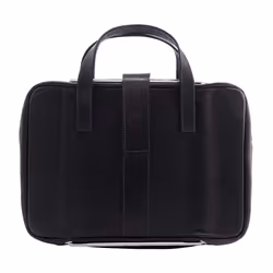 R-Go Tools Laptop bag R-Go Viva, full-grain leather, with integrated laptop stand, shoulder strap, 15.6-inch, black - Additional view 4