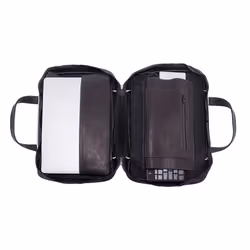 R-Go Tools Laptop bag R-Go Viva, full-grain leather, with integrated laptop stand, shoulder strap, 15.6-inch, black - Additional view 6