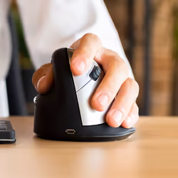 R-Go Tools Ergonomic mouse R-Go HE Break with break software, large (hand size ≥ 185 mm), left-handed, Bluetooth, black - Additional view 4
