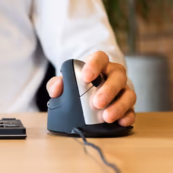 R-Go Tools Ergonomic mouse R-Go HE Break with break software, large (hand size ≥ 185 mm), left-handed, Wired, black - Additional view 4