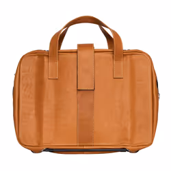 R-Go Tools Laptop bag R-Go Viva, full-grain leather, with integrated laptop stand, shoulder strap, 15.6-inch, brown - Additional view 4