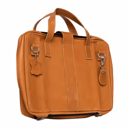 R-Go Tools Laptop bag R-Go Viva, full-grain leather, with integrated laptop stand, shoulder strap, 15.6-inch, brown - Additional view 5
