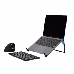 R-Go Tools Laptop stand R-Go Steel Travel, ergonomic and foldable, suitable for 10-22 inch laptop, black - Additional view 4