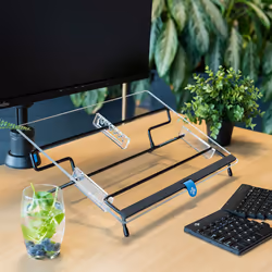 R-Go Tools Document holder R-Go Flex Read, ergonomic, with soft foam wrist rest, transparent acrylic - Additional view 4