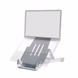 R-Go Tools Laptop holder R-Go Riser Basic, foldable and adjustable laptop riser, aluminum, silver - Additional view 6