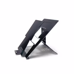 R-Go Tools Laptop stand R-Go Riser Document, ergonomic, foldable and adjustable stand with document holder, black - Additional view 6