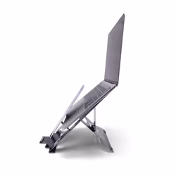 R-Go Tools Laptop stand R-Go Riser Document, ergonomic, foldable and adjustable stand with document holder, black - Additional view 7