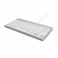 R-Go Tools Ergonomic keyboard R-Go Compact Break, compact keyboard with break software, QWERTY (US), wired, white