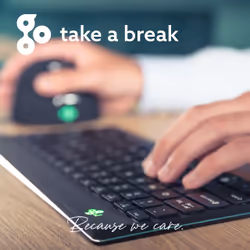 R-Go Tools Ergonomic keyboard R-Go Compact Break, compact keyboard with break software, QWERTY (IT), Bluetooth, black - Additional view 7