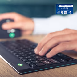 R-Go Tools Ergonomic keyboard R-Go Compact Break, compact keyboard with break software, QWERTY (IT), Bluetooth, black - Additional view 8