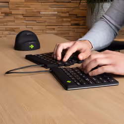 R-Go Tools Ergonomic keyboard R-Go Split Break with break software, ergonomic split keyboard, QWERTY (UK), Bluetooth, black - Additional view 4