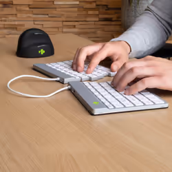 R-Go Tools Ergonomic keyboard R-Go Split Break with break software, ergonomic split keyboard, QWERTY (US), Bluetooth, white - Additional view 5