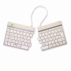 R-Go Tools Ergonomic keyboard R-Go Split Break with break software, ergonomic split keyboard, AZERTY (FR), Bluetooth, white - Additional view 7