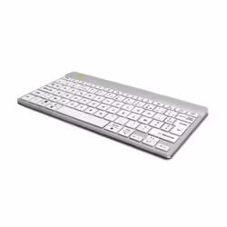 R-Go Tools Ergonomic keyboard R-Go Compact Break, compact keyboard with break software, AZERTY (FR), Bluetooth, white