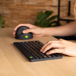 R-Go Tools Ergonomic keyboard R-Go Compact Break, compact keyboard with break software, QWERTY (UK), Bluetooth, black - Additional view 4