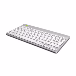 R-Go Tools Ergonomic keyboard R-Go Compact Break, compact keyboard with break software, QWERTY (UK), Bluetooth, white