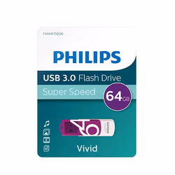 Philips FM64FD00B USB flash drive 64 GB USB Type-A 3.2 Gen 1 (3.1 Gen 1) Purple, White