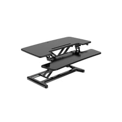 BakkerElkhuizen Adjustable Sit-Stand Desk Riser 2 Black
