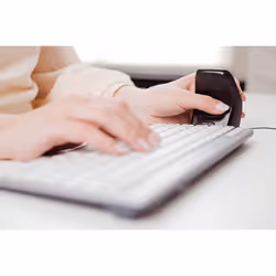 BakkerElkhuizen DXT 3 mouse Office Ambidextrous USB Type-C Optical 2400 DPI - Additional view 4