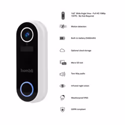 Hombli Smart Doorbell Pack Black, White - Additional view 3