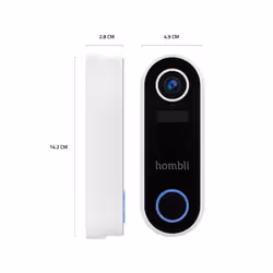 Hombli Smart Doorbell Pack Black, White - Additional view 7
