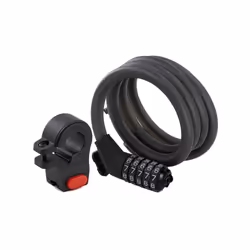 Ninebot by Segway KickScooter Password Lock, Code, PVC, Steel, Zinc steel, Black