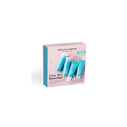 Paula's Choice Clear Skin Essentials Trial Kit - 3-Step Skincare Routine - Cleanse, Exfoliate & Hydrate - Fights Blackheads & Enlarged Pores - All